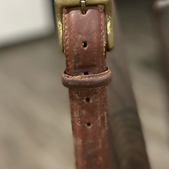 Men’s Solid Leather Belt - Picture 3 of 3